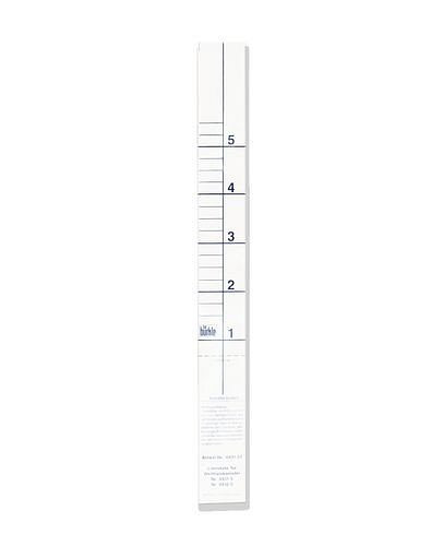 DENIOS opplakbare literschaal voor wijdhalsflessen met een inhoud van 5 liter, 250-200