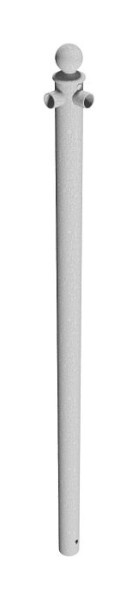 Schakebeschermingsleuningen / randleuningen, steunpalen voor de bovenbalk om in beton te zetten, hoekpalen voor de bovenbalk, thermisch verzinkt, 467_03