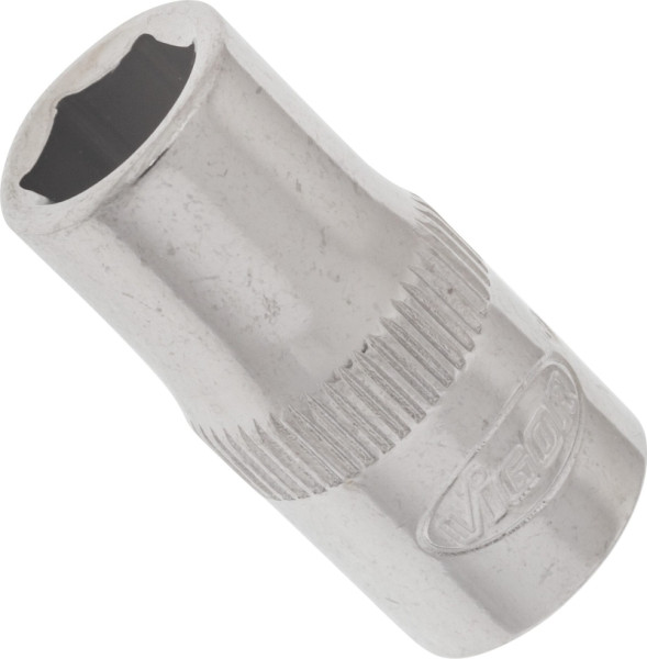 VIGOR dopsleutelinzet, hol vierkant 6,3 mm (1/4 inch), buitenzeskantprofiel, 7 mm, V2419N