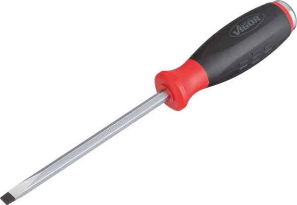VIGOR sleufschroevendraaier met slagkap, sleufprofiel, 1,2 x 6,5 mm, V3600