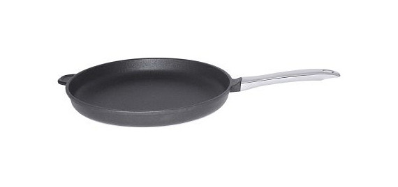 Contacto koekenpan, platte vorm 32 cm gegoten aluminium met anti-aanbaklaag, 5503/320
