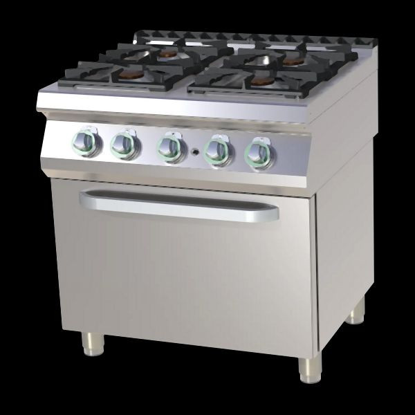 RM Thermik Series 700, gasfornuis met gasoven, 800x730x900 mm, SPT-780/21G