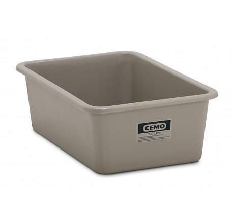 Cemo rechthoekige container 100l grijs, 7165