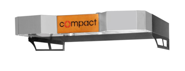 GMG opzetkap Compact U van roestvrij staal voor het model - PCU 9262 - 125 x 100 x 30 cm, PHCU 9262