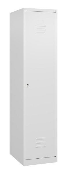 C+P luierkluis Classic PLUS met middenwand, 1700x400x500mm, 9016/9016, cilinderslot, 0800007-12F S10025