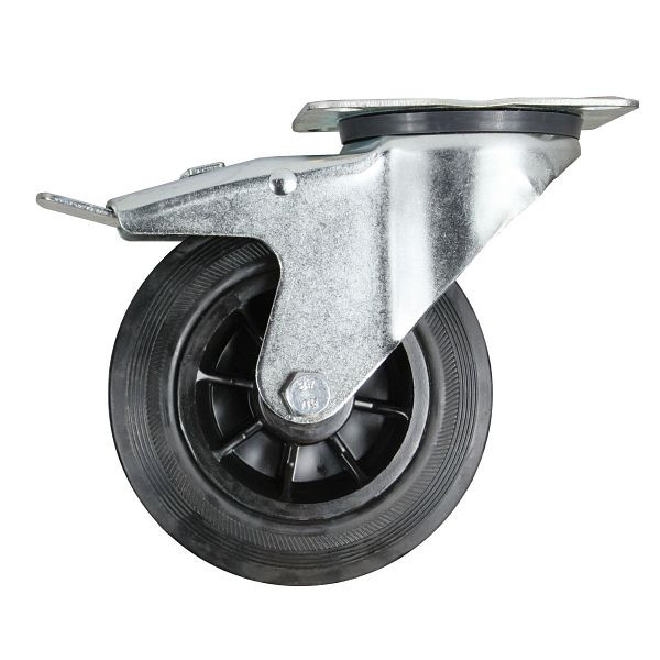 ADB zwenkwiel met rem, Ø 160 mm, draagvermogen tot 70 kg, 21336
