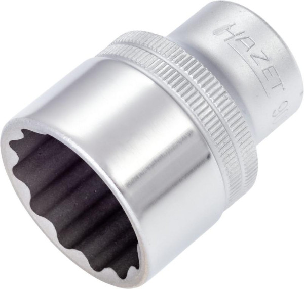 Hazet dop, dubbel zeskant, hol vierkant 12,5 mm, buitenste dubbel zeskant tractieprofiel, 1,1/16", 900AZ-1,1/16