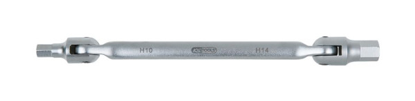 KS Tools olieservicesleutel zeskant voor achteras differentieel, 10x14mm, 150.9225