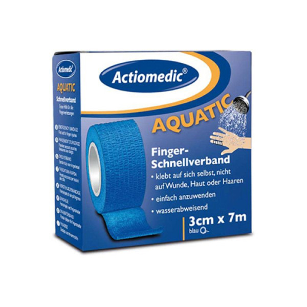 Stone HGS snelverband Actiomedic® -Aquatic-, 30 mm / blauw, verpakking van 16, 25500