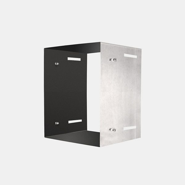 HKW gootverlenging voor deurgootbuis, RVS Ø 285 mm, vierkant, 90908