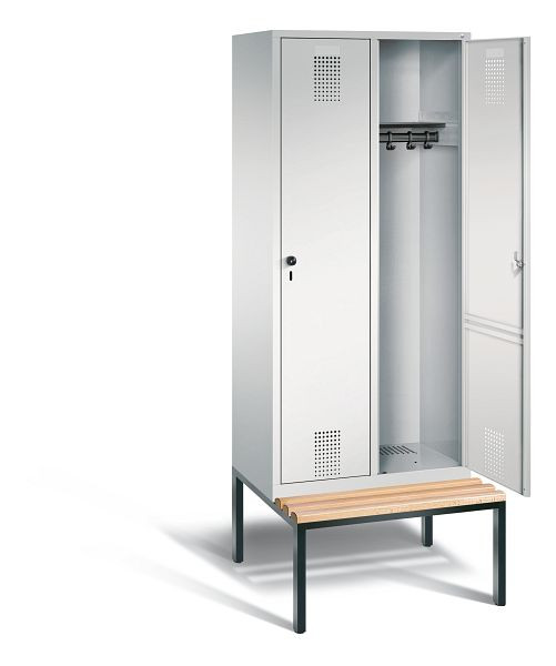 C+P Evolo locker, H2090xW810xD815mm, kleur: lichtgrijs, 48050-22 S10004