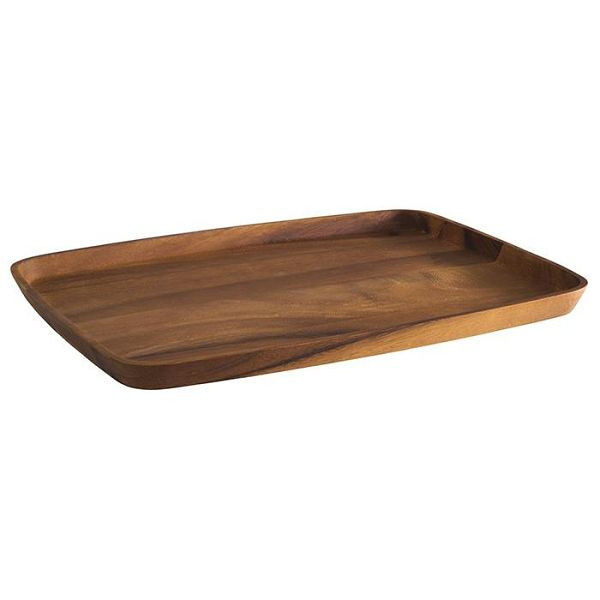 APS serveerplank, 35 x 25 cm, hoogte: 2 cm, acaciahout, 00899