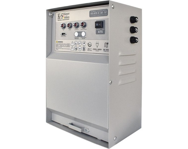 Könner & Söhnen 11,5kVA benzine E-start stroomgenerator, 1x32A(400V)/1x32A(230V)/1x16A(230V), 12V, ATS aansluiting, voltregelaar, display, KS 12-1E 1/3 ATSR