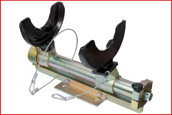 KS Tools Universele veerklem met veiligheidskabel en bankschroefhouder, 500.8475