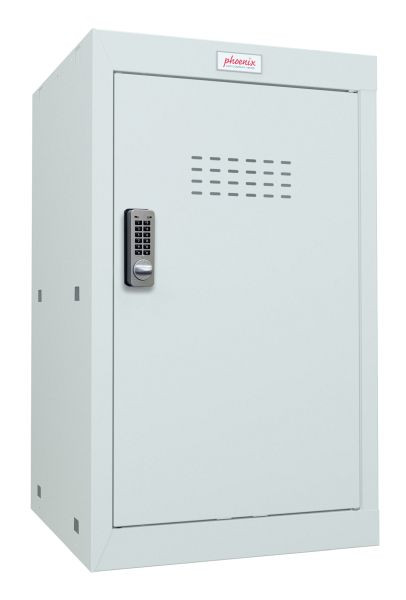 Phoenix CL-serie maat 3 kubuskast in lichtgrijs met elektronisch slot, CL0644GGE