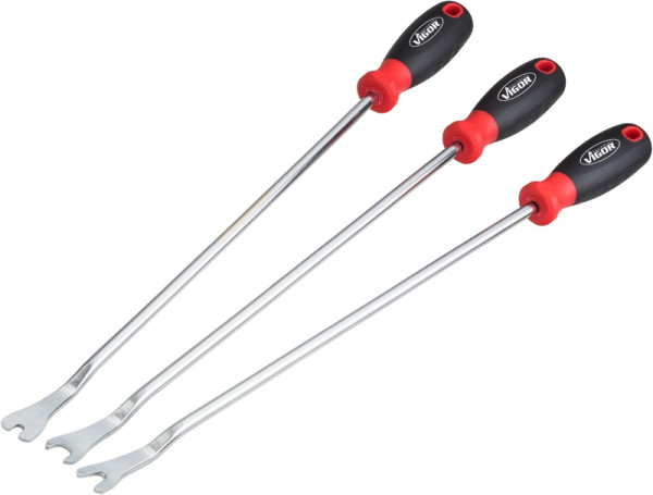 VIGOR clip release set, 490 mm, aantal gereedschappen: 3, V4885
