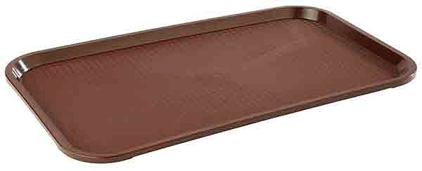 APS GN 1/1 fastfoodbak, 53 x 32,5 cm, hoogte: 2 cm, polypropyleen, bruin, 00554
