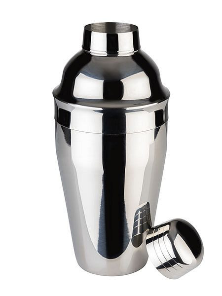 APS shaker, Ø 8,5 cm, hoogte: 20 cm, 0,5 liter, roestvrij staal, hoogglans gepolijst, 36010