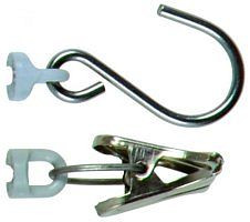 PESOLA klem + haak met clipoog, accessoires voor micro- en medio-weegschalen, 3.606