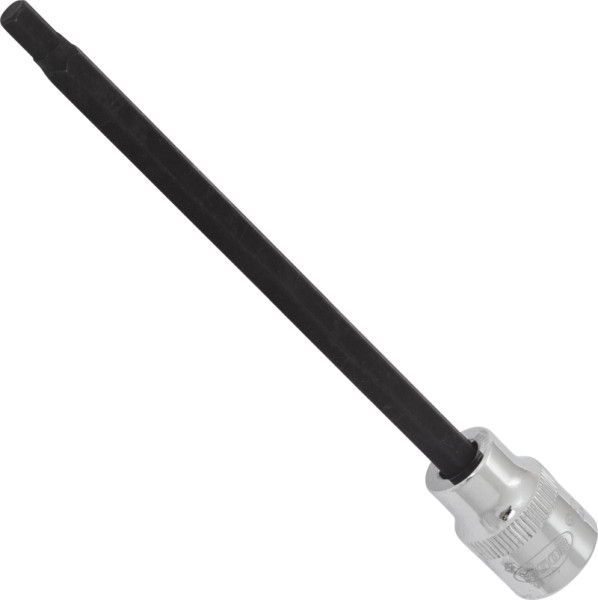 VIGOR-schroevendraaierbit, hol vierkant 10 mm (3/8 inch), binnenzeskantprofiel, 5 mm, lengte: 133 mm, voor handbediening, V6149