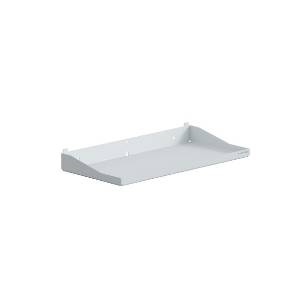 SOFAME plank, breedte 340 mm en diepte 220 mm, lichtgrijs RAL 7035, W010080334GC
