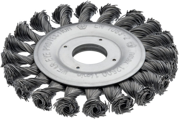 VIGOR schijfborstel voor haakse slijpers, 115 mm, geknoopt, V6804