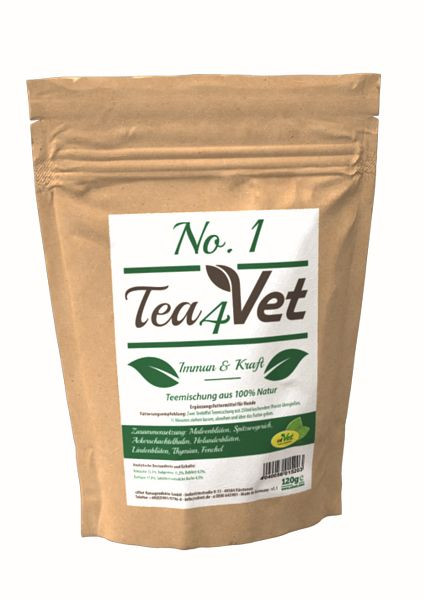 cdVet Tea4Vet No.1-Immuun & Kracht 120g, 1520