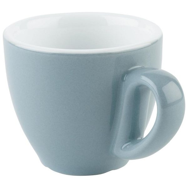 APS espressokopjes in blauw Ø 6 cm, hoogte: 5,5 cm, 80 ml, verpakking van 6, 16002