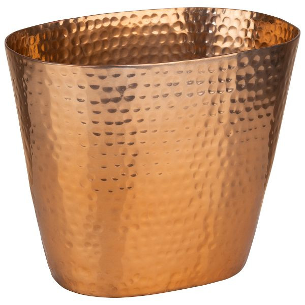 APS wijn-/champagnekoeler, 20,5 x 14 x 17 cm, aluminium, koperlook, gehamerd oppervlak, 2,1 liter, 36106