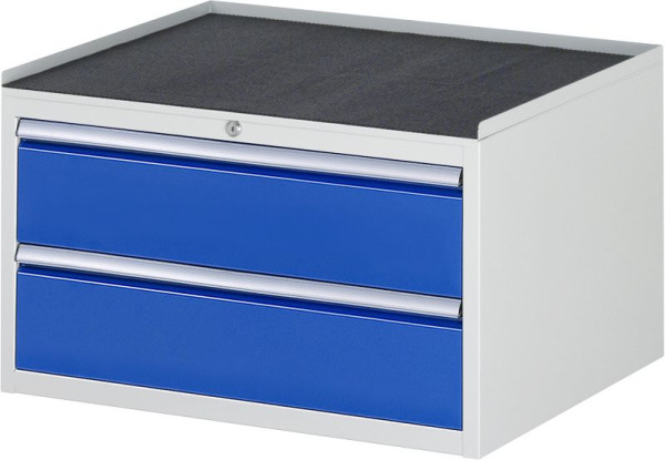RAU ladekast serie 7000, B770xD650xH465mm, laden: 2xH180mm, metalen onderstel met 3-zijdige rolrand en antislipmat, 03-XL2.0A-MT.11