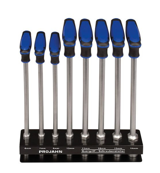 Projahn T-handgreep inbussleutel schroevendraaier set 8 stuks, 4190