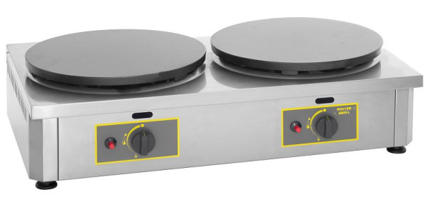 ROLLER GRILL Dubbele pannenkoekenmaker in gasversie, CDG400