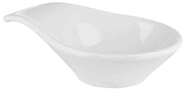 APS kom -MINI-, 11,5 x 7,5 cm, hoogte: 3 cm, melamine, wit, 0,06 liter, verpakking van 24, 84452