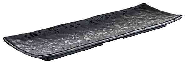 APS dienblad -GLAMOUR-, 37 x 11 cm, hoogte: 2,5 cm, melamine, zwart, 84378