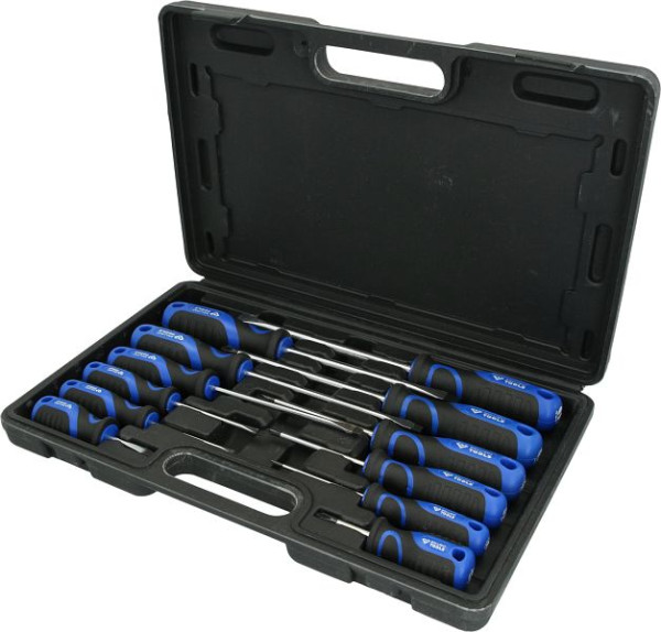 Brilliant Tools 12-delige PH-schroevendraaierset met gleuf BT033012