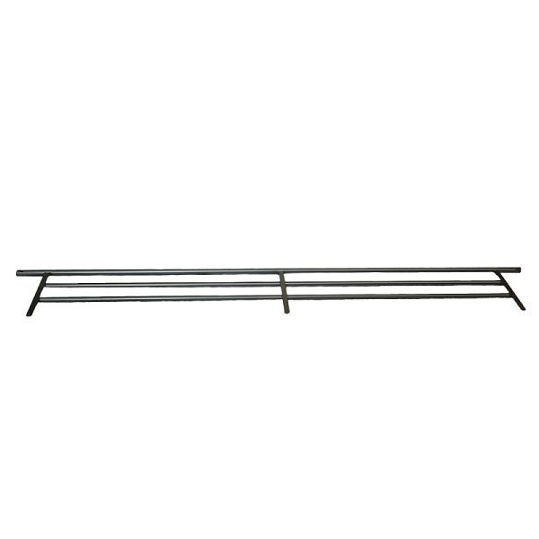 Lüllmann Long drop grille voor de achterkant, wit aluminium, 710595