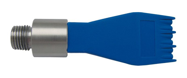 ELMAG vlakstraalmondstuk, 6-gaats voor blaaspistolen, POM (mondstuk) / aluminium (adapter), 32536