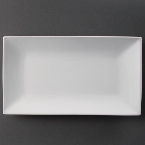 Olympia whiteware rechthoekige serveerborden 31 x 18cm, VE: 2 stuks, CC895