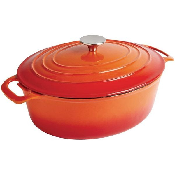 Vogue ovale braadpan oranje, GH311