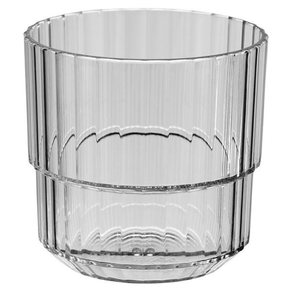 APS drinkbeker -LINEA-, Ø 8,5 cm, hoogte: 8 cm, Tritan, 220 ml, kleur: Frans grijs, verpakking van 48 stuks, 10566