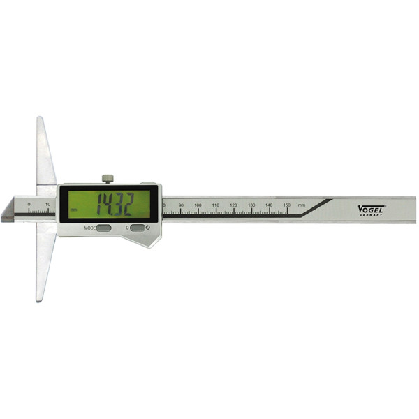 Vogel Germany Elektronische digitale diepteschuifmaat, IP67, Type C, 150 mm / 6 inch, 220421