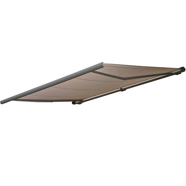 Mendler vervangingshoes voor luifel T123, volledige cassette vervangingshoes zonwering 4,5x3m, polyester zand, 76529