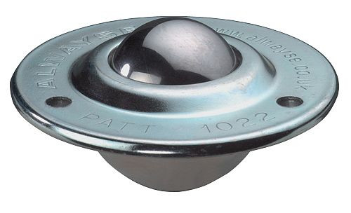 BS rollen kogelrol, draagvermogen 110 kg, dw 32 mm, behuizing staal, kogels staal, bevestigingsgat Ø 5,0 mm, gatencirkel Ø 59 mm, verpakking: 2 stuks, E37.032