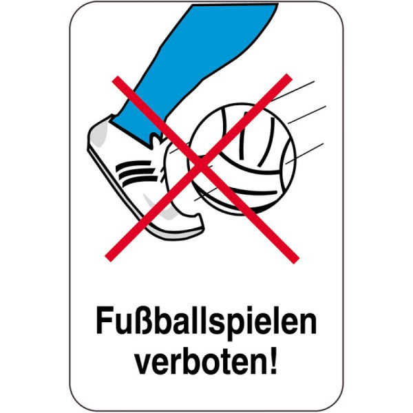 Stein HGS HGS speciaal bord, voetballen verboden, 400 x 600 mm, 14924