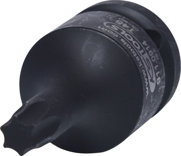 KS Tools Slag-bitdop 1/2" Torx, kort, T45, 911.0914