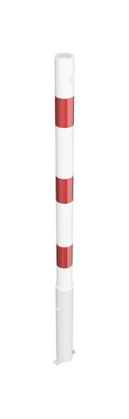 Schake afzetpaal stalen buis Ø 60 x 2,5 mm afneembaar met profielcilinderslot, thermisch verzinkt, 460ZB