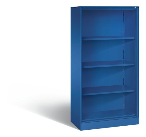 C+P bureauplank Asisto, H1635xB800xD435mm, kleur: gentiaanblauw, 4 niveaus, 140013-000 S10029