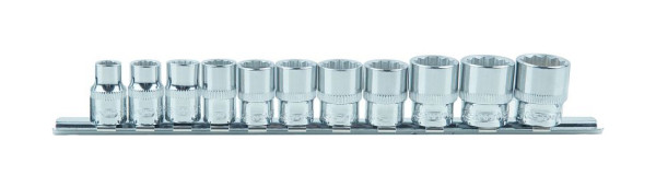 KS Tools 3/8" CHROMEplus 12-kant dopsleutelset, 11-delig 8-19mm, 918.0601