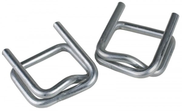 LINDER metalen klemmen verzinkt, voor 19 mm bandbreedte 3,5 mm, 1000 stuks, B635