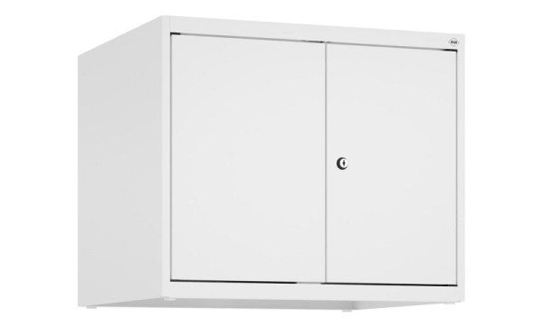C+P Schrankaufsatz Classic PLUS, C Aufsatzschrank Classic PLUS, 2 Abteile, 500x600x500mm, 9016/9016, Zylinderschloss, 080092-20 S10029